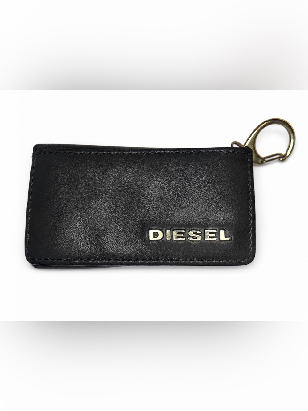 Diesel Genuine Leather 6-Hook Key Case Brown Y2K Key Holder